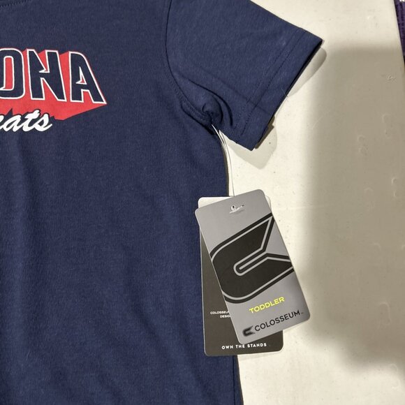 NEW Arizona Wildcats Colosseum Navy Blue SS Crew Neck Tee T-Shirt Toddler 3T - Picture 3 of 5